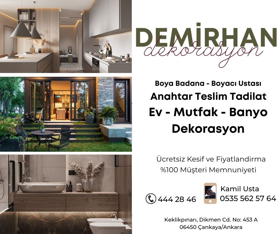Dikmen İç Dekorasyon Firmaları